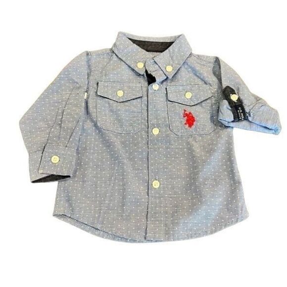 Ralph Lauren baby button up shirts 6-9M - Picture 5 of 6
